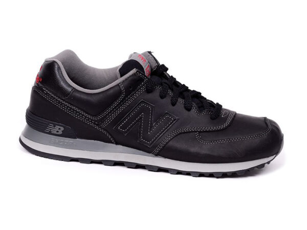 New Balance 574 кожаные черные (40-45)