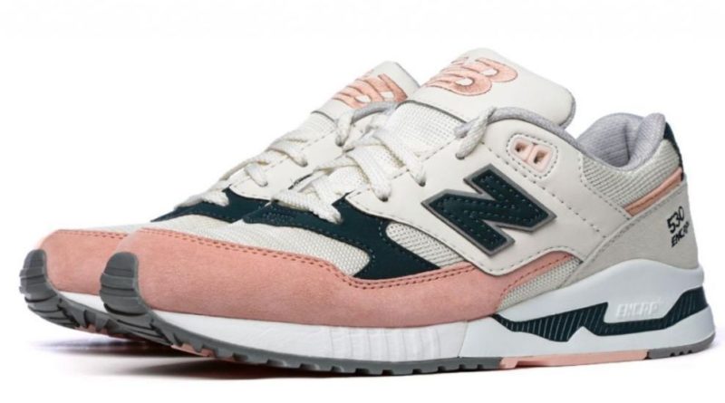 New Balance 530 "Tenisky" бежевые с розовым (36-40)