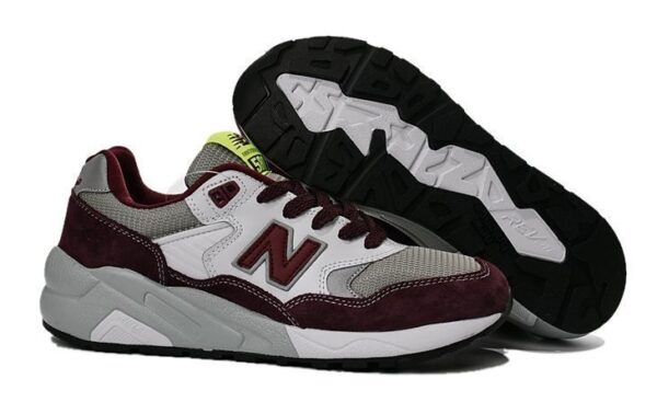 New Balance 580 серые с бордовым (35-39)