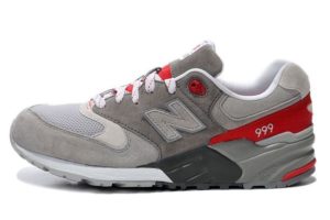 New Balance 999 "Elite Edition" серые с красным (35-44)