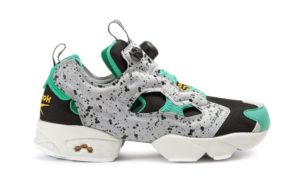 Reebok Insta Pump Fury SP серые с зеленым (36-40)