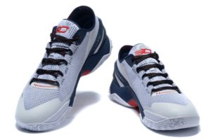 Under Armour Clutchfit Drive Low белые с красным и синим (40-45)