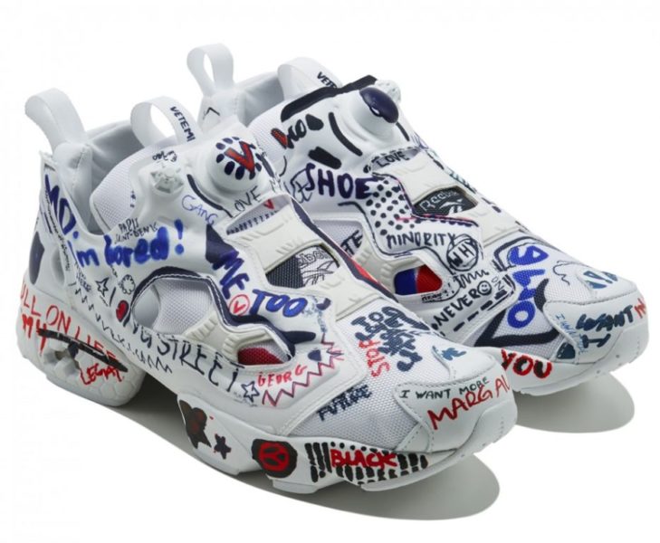 Vetements x Reebok Insta Pump Fury граффити (35-44)