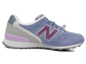 New Balance 996 замша-сетка серо-синие (35-40)