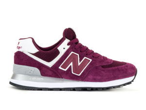 NEW BALANCE 574 ЗАМША бордовые (35-44)