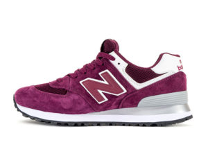 NEW BALANCE 574 ЗАМША бордовые (35-44)