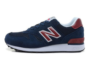 Кроссовки New Balance 670 темно-синие с красным (40-44)