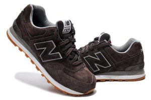 Кроссовки New Balance 574 темно-коричневые (40-44)