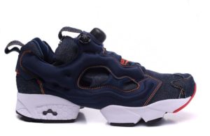 Zozotown x Reebok Insta Pump синие с красным (35-43)