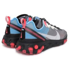 Nike React Element 87  серые с синим (40-44)