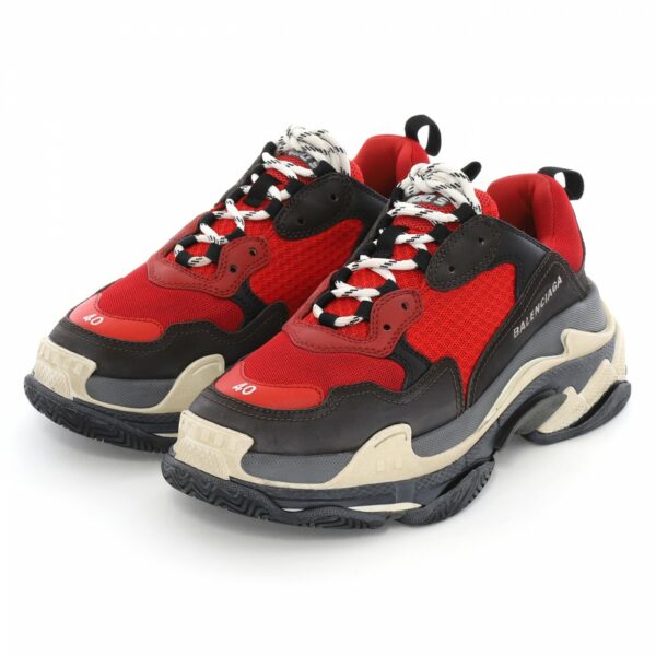 Balenciaga Triple S red/black  мужские (40-44)