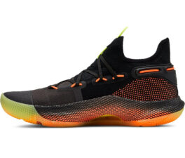 Under Armour Curry 6 чёрные-зелёные-оранжевые (40-45)