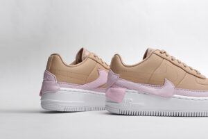 Nike Air Force 1 LV8 бежевые с розовым (35-39)