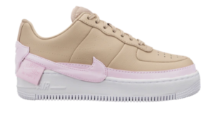 Nike Air Force 1 LV8 бежевые с розовым (35-39)