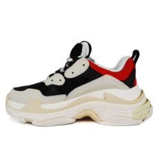 Balenciaga Triple S бежевые-черные с красным (35-44)