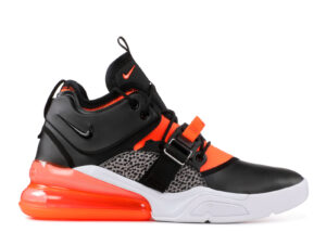 Nike Air Force 270 черные-серые-оранжевые (40-44)