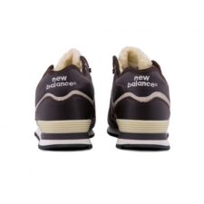 Зимние New Balance 574 Brown с мехом коричневые (40-45)