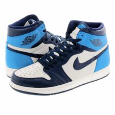 Nike Air Jordan 1 Obsidian сине-бело-голубые (35-44)