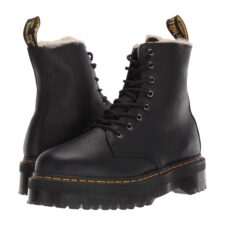 Зимние Ботинки Dr. Martens Jadon с мехом  черные (35-40)