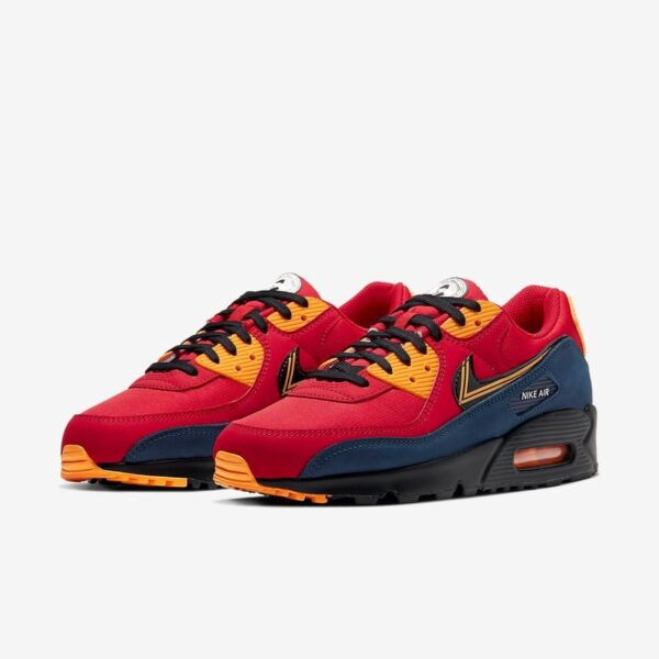 Nike Air Max 90 красные с синим (40-44)