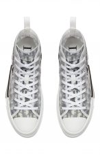 Dior B23 High Top logo Oblique белые мужские-женские (35-44)