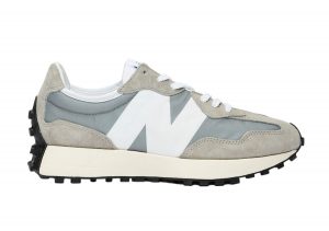 New Balance 327 серые с белым замшевые мужские (40-44)