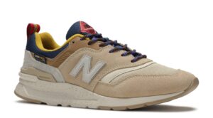 New Balance 997H бежево-серые с синим замшевые мужские (40-44)