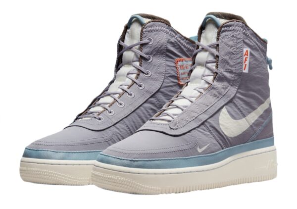 Nike Air Force 1 Shell серые с белым мужские-женские (40-44)