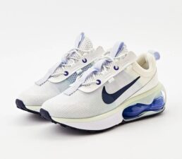 Nike Air Max 2021 белые с синим мужские-женские (40-44)