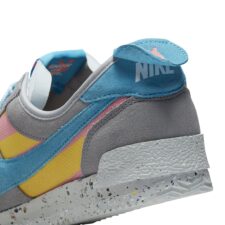 Union x Nike Cortez серые с голубым и желто-розовым замшевые мужские-женские (35-44)